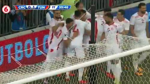 Costa pierde 1-0 ante Túnez