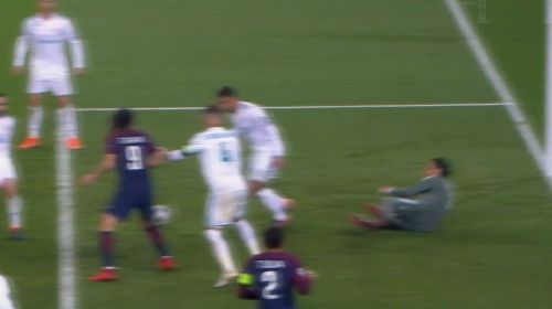 Repetición Gol de Edinson Cavani – PSG vs Real Madrid 1-1