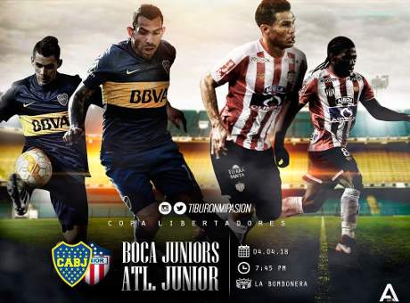 Boca Juniors vs Junior
