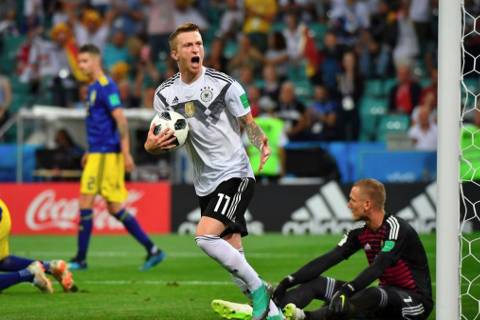 Alemania vence de último minuto 2-1 Suecia en el Mundial 2018