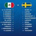 Alineación de México vs Suecia para Jornada 3 Mundial 2018