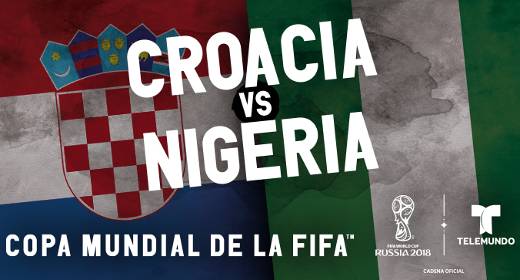Croacia vs Nigeria Jornada 1 Mundial 2018