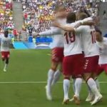 Gol de Christian Eriksen- Dinamarca vs Australia 1-0 Mundial 2018