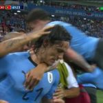 Gol de Edinson Cavani- Uruguay vs Portugal 2-1 Octavos de Final Mundial 2018