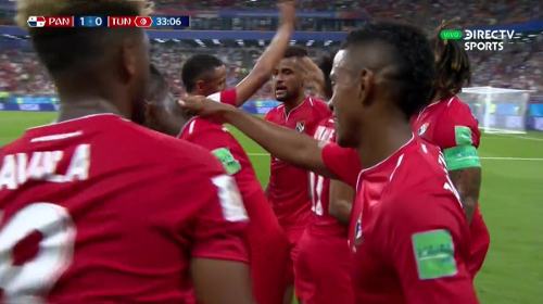 Gol de José Luis Rodríguez- Panamá vs Túnez 1-0 Mundial 2018