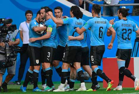 Gol de Luis Suárez- Uruguay vs Rusia 1-0 Mundial 2018