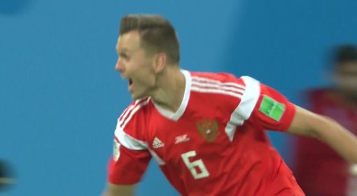 Goles Denis Cheryshev y Artem Dzyuba- Rusia vs Egipto 3-0 Mundial 2018