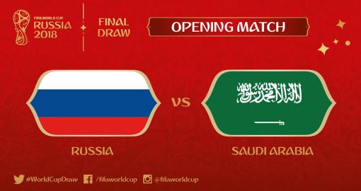 Rusia vs Arabia Saudita Inauguración Mundial 2018