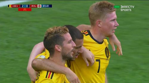 Gol de Eden Hazard- Bélgica vs Inglaterra 2-0 Tercer Lugar Mundial 2018