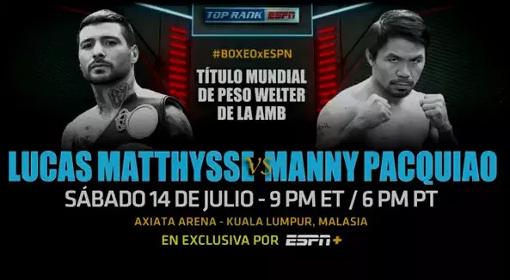 Lucas Matthysse vs Manny Pacquiao