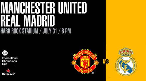 Real Madrid vs Manchester United