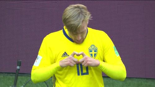 Suecia a Cuartos de Final del Mundial 2018 al vencer 1-0 a Suiza