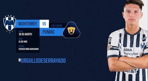 Circular lechuga Extracción Resultado: Monterrey vs Pumas [Vídeo Resumen- Gol] ver Jornada 5 Torneo  Apertura 2018