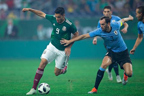Repetición Gol de Penal de Raúl Jiménez- México 1-1 Uruguay