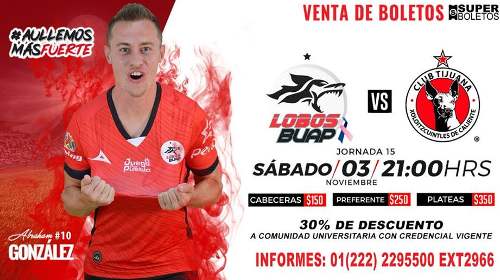 Lobos BUAP vs Tijuana