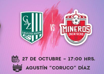 Zacatepec vs Mineros
