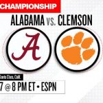 Alabama vs Clemson