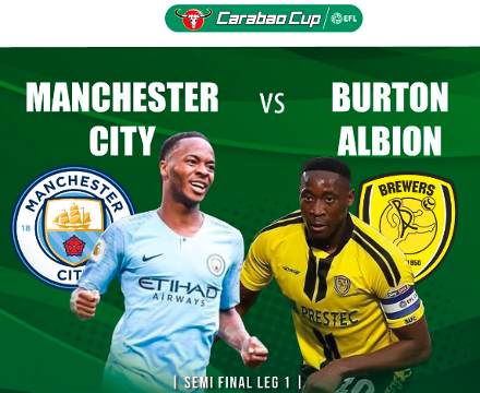 Manchester City vs Burton Albion