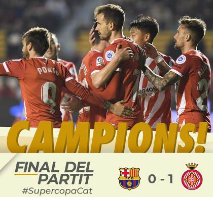 Barcelona vs Girona 0-1 SuperCopa de Cataluña 2019