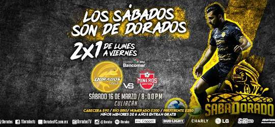 Dorados vs Mineros