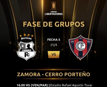 Zamora vs Cerro Porteño
