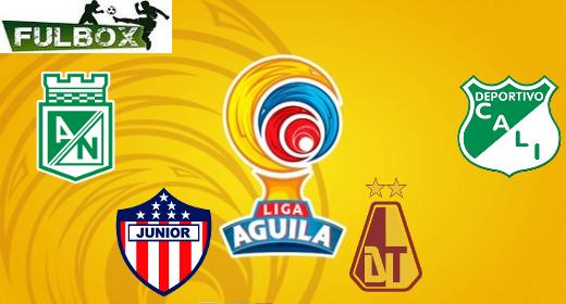 Atlético Nacional vs Junior - Deportivo Cali vs Tolima