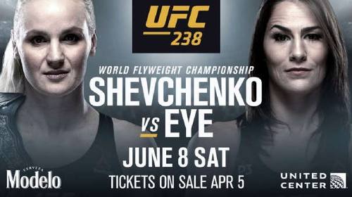 UFC 238: Valentina Shevchenko vs Jessica Eye