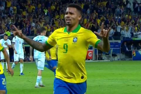 Gol de Gabriel Jesus Brasil vs Argentina 1-0 Semifinales Copa América 2019