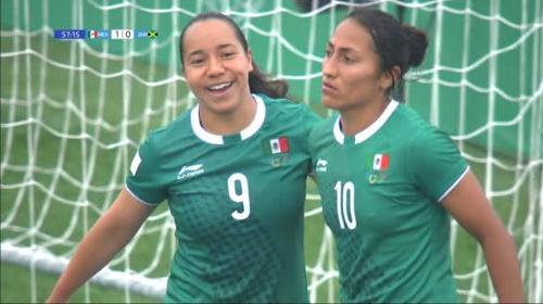 México vs Jamaica 2-0 Fútbol Femenil Lima 2019
