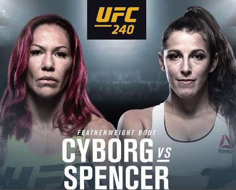 UFC 240: Cris Cyborg vs Felicia Spencer