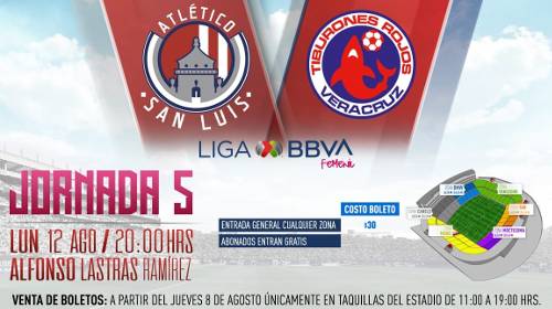 Atlético San Luis vs Veracruz