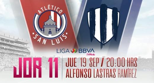Atlético San Luis vs Monterrey