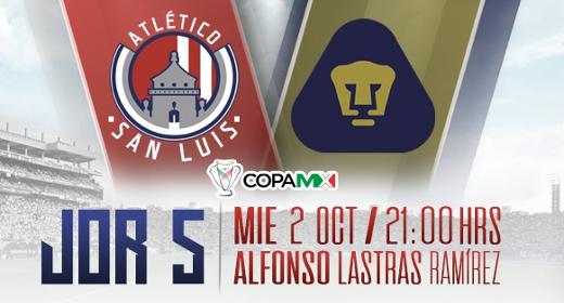 Atlético San Luis vs Pumas