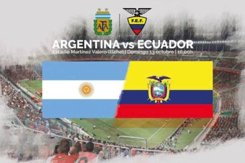 Ecuador Vs Argentina Hora Canal Dónde Ver Amistoso Fecha FIFA Octubre 2019 