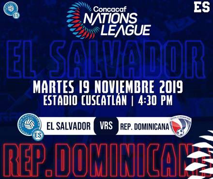 El Salvador vs Rep&uacute;blica Dominicana