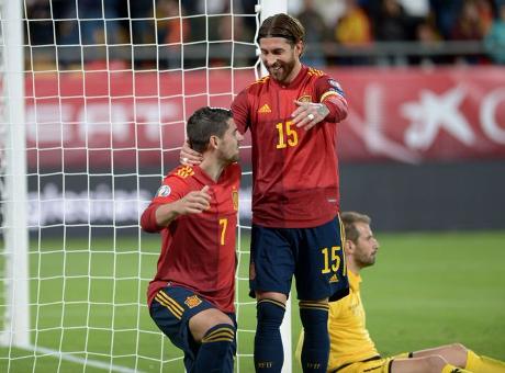 España malta goles