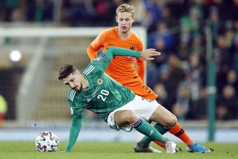 Irlanda del Norte vs Holanda 0-0 Clasificatorio Eurocopa 2020