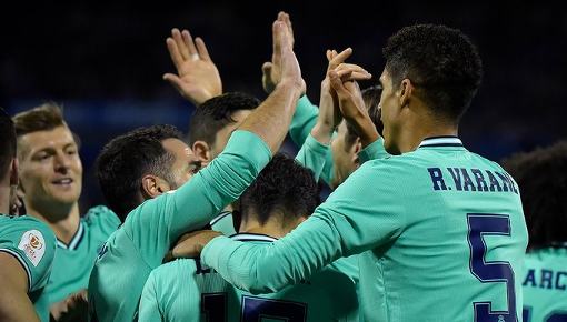 Zaragoza vs Real Madrid 0-4 Copa del Rey 2019-2020