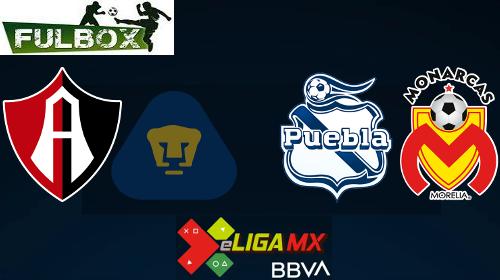 Atlas vs Pumas - Puebla vs Morelia