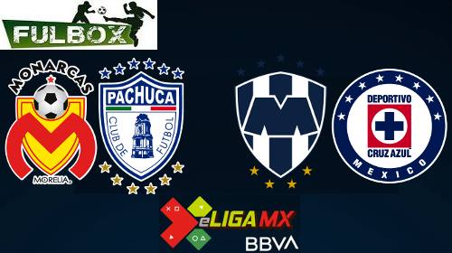 Morelia vs Pachuca - Monterrey vs Cruz Azul