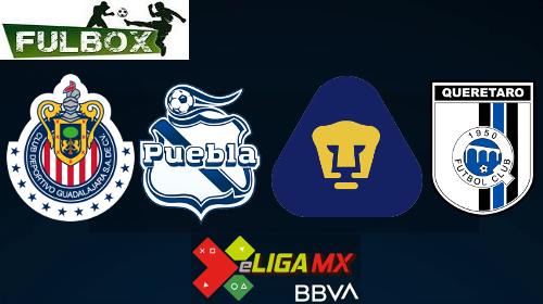 Chivas vs Puebla - Pumas vs Querétaro