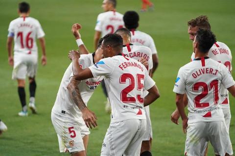 video resultado resumen y goles sevilla vs betis 2 0 liga espanola 2019 2020 goles sevilla vs betis 2 0 liga