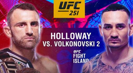 UFC 251: Alexander Volkanovski vs Max Holloway