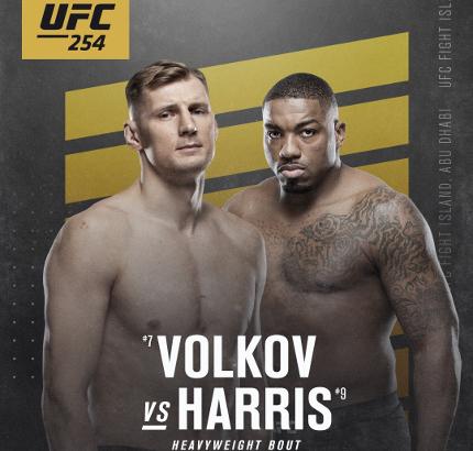 UFC 254: Alexander Volkov vs Walt Harris [Repetición] Cobertura, Resultado,  Ganador