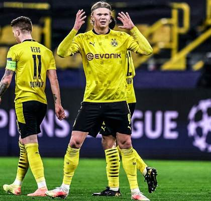 Acumulación ciervo En la cabeza de Vídeo] Resultado, Resumen y Goles Borussia Dortmund vs Sevilla 2-2 Octavos  de Final Champions League 2020-21