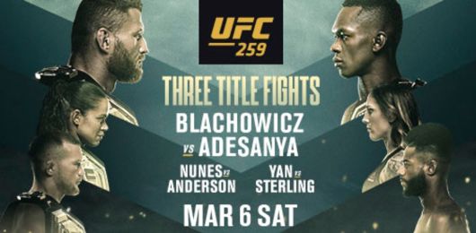 UFC 259 EN VIVO – Cartelera, Fecha, Horario, Canal TV, Internet PPV ¿Dónde ver Blachowicz vs Adesanya en Directo?