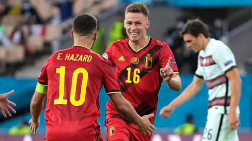 Bélgica vs Portugal 1-0 Octavos de Final Eurocopa 2021