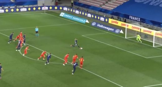 Penal fallado Karim Benzema Francia vs Gales 0-0