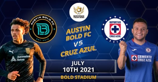 Cruz Azul vs Austin Bold