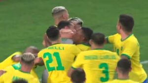 México vs Brasil 0(1)-0(4) Fútbol Juegos Olímpicos 2021